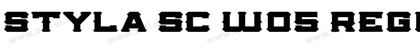 Styla SC W05 Regula字体转换 Styla SC W05 Regula字体转换
